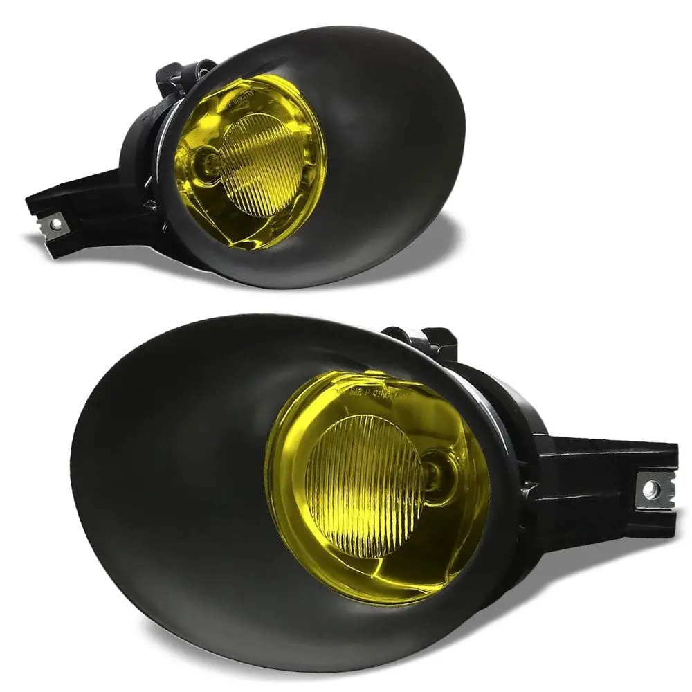 Amber Lens Reflector Bezel Cover Fog Light Kit For 02-09 Ram 1500/2500/3500 1