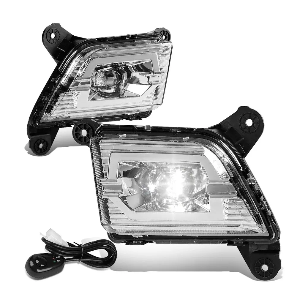 Front Bumper Replace Left/Right Led Fog Light For 19-20 Silverado 1500 1