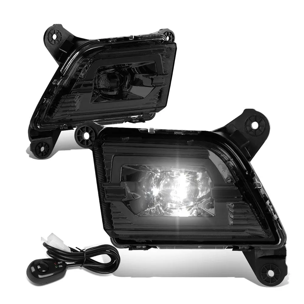 Front Bumper Replace Left/Right Led Fog Light W/Switch For 19-20 Silverado 1500 1