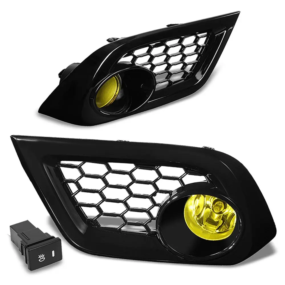 Front Bumper Amber Lens Fog Light Lamp+Bulbs For 16-18 Scion/Toyota Corolla Im 1
