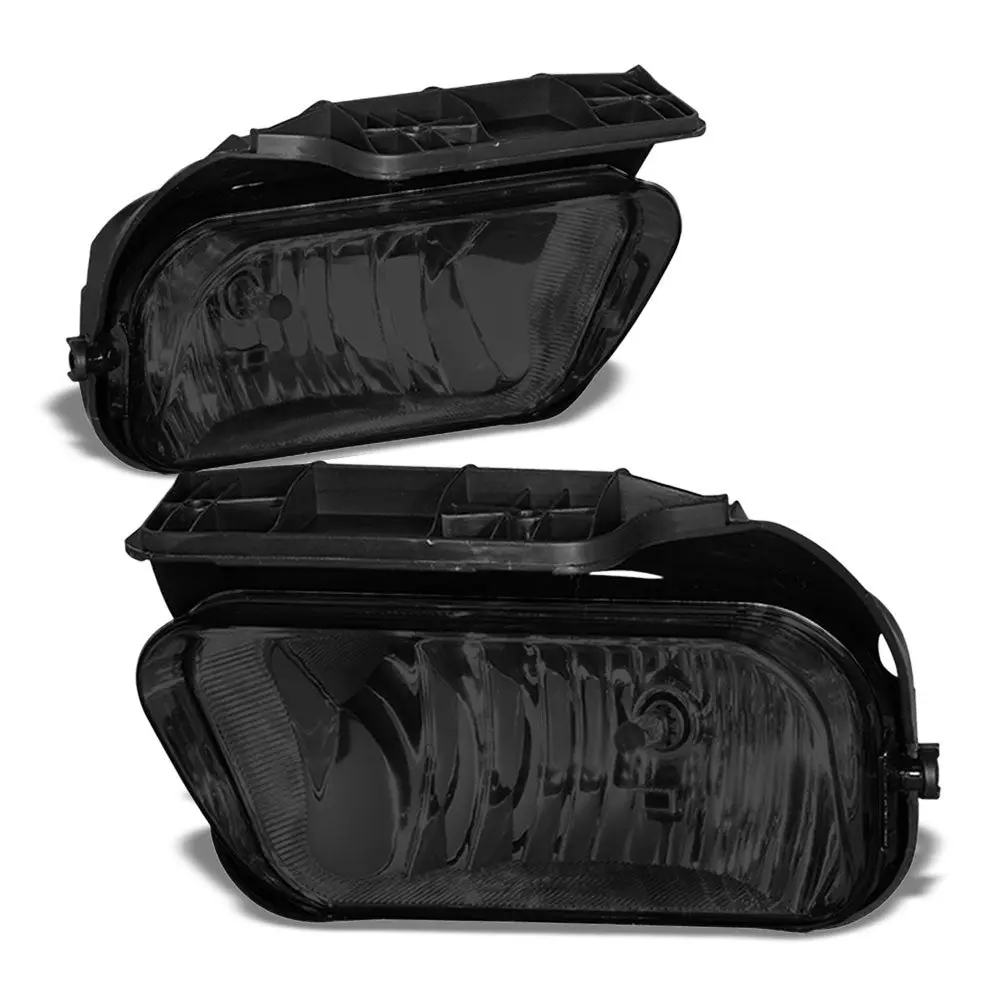 Front Bumper Smoke Lens Fog Light Lamp+Bulbs For 04-07 Silverado 1500 Hd Classic 1