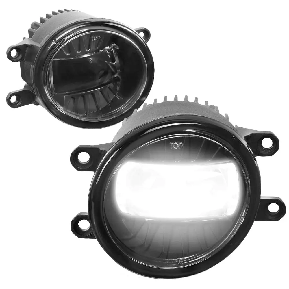 Clear Lens Oe Bumper Projector Led Fog Light Lamp Kit For 09-13 Toyota Corolla 1
