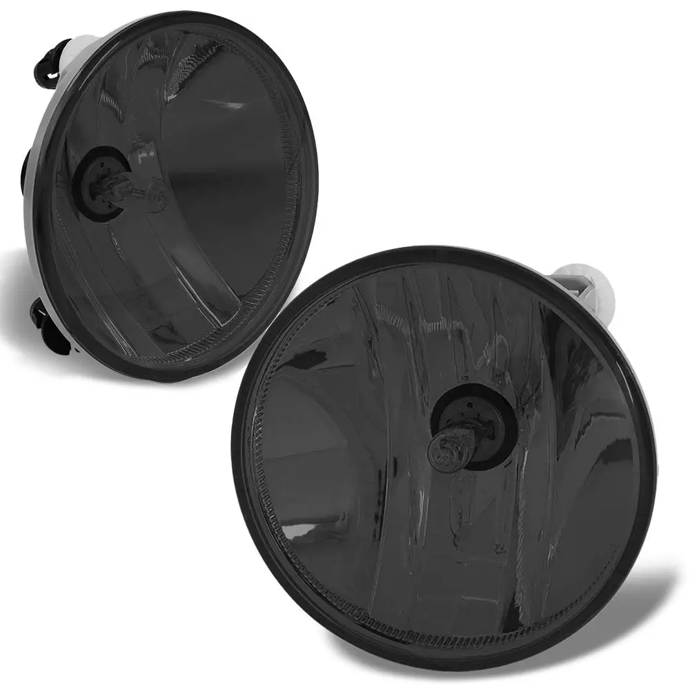 Front Bumper Smoke Lens Fog Light Lamp+Bulbs For 15-19 Chevrolet Colorado 1