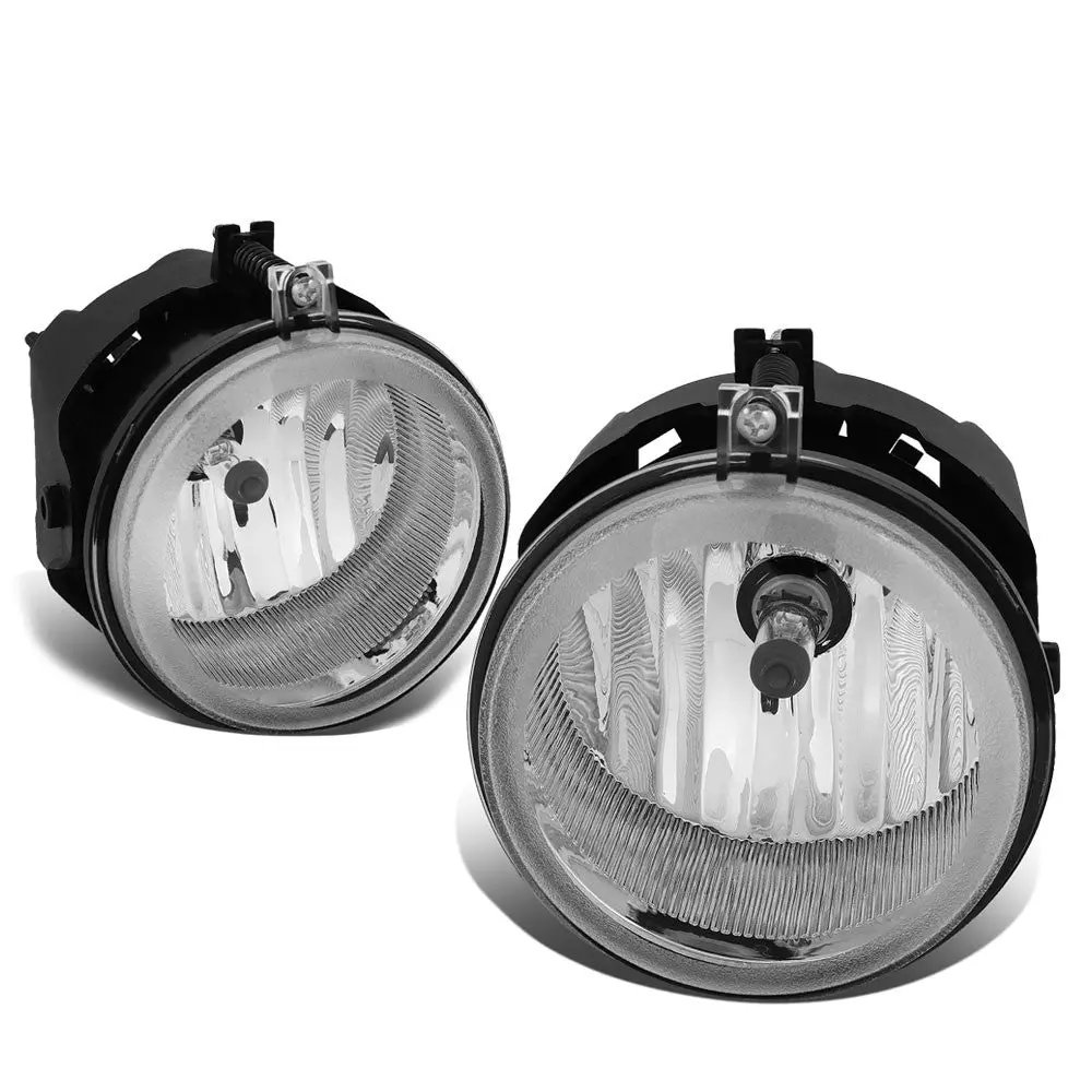 Clear Lens Front Bumper Fog Light Lamps For 05+ Dodge Avenger Caliber Caravan Challenger Charger Nitro 1