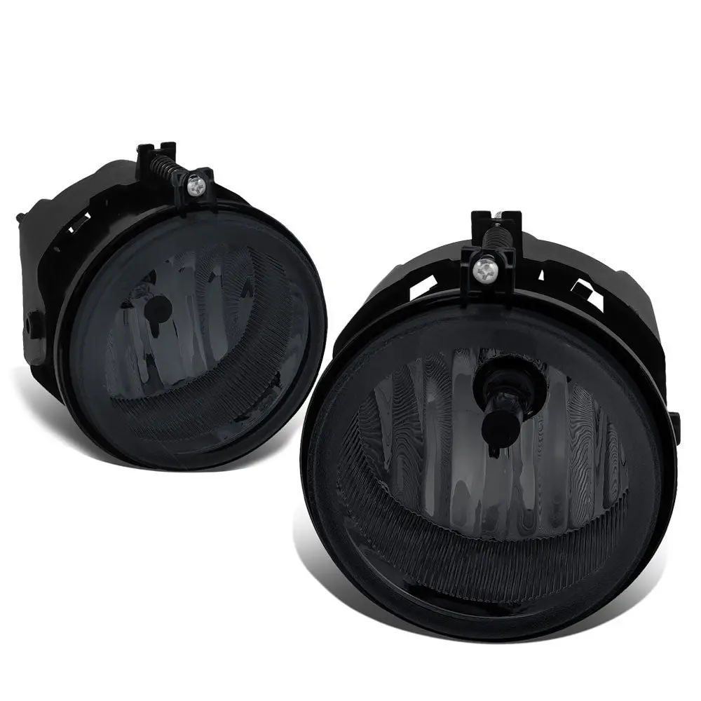 Smoked Lens Front Bumper Fog Light Lamps For 07-09 Jeep Compass Patriot 1