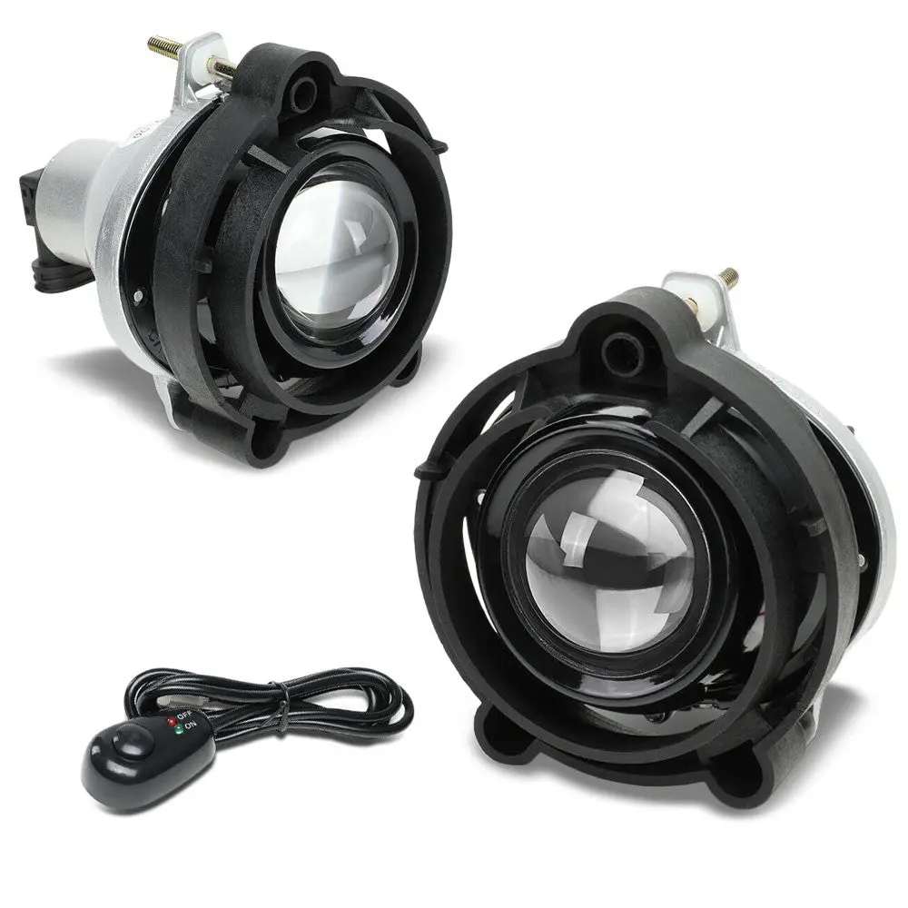 Clear Lens Projector Fog Light Lamp Kit/Harness/Switch For 06-11 Buick Lucerne 1