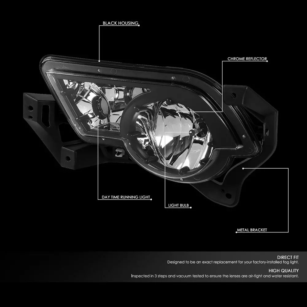 Front Bumper Replace Left/Right Halogen Fog Light For 02-06 Avalanche 1500 2