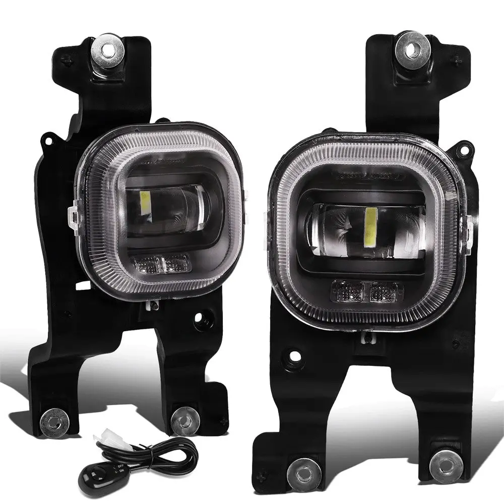 Front Bumper Replace Left/Right Led Fog Light Bulb W/Switch For 08-10 F-250 Sd 1