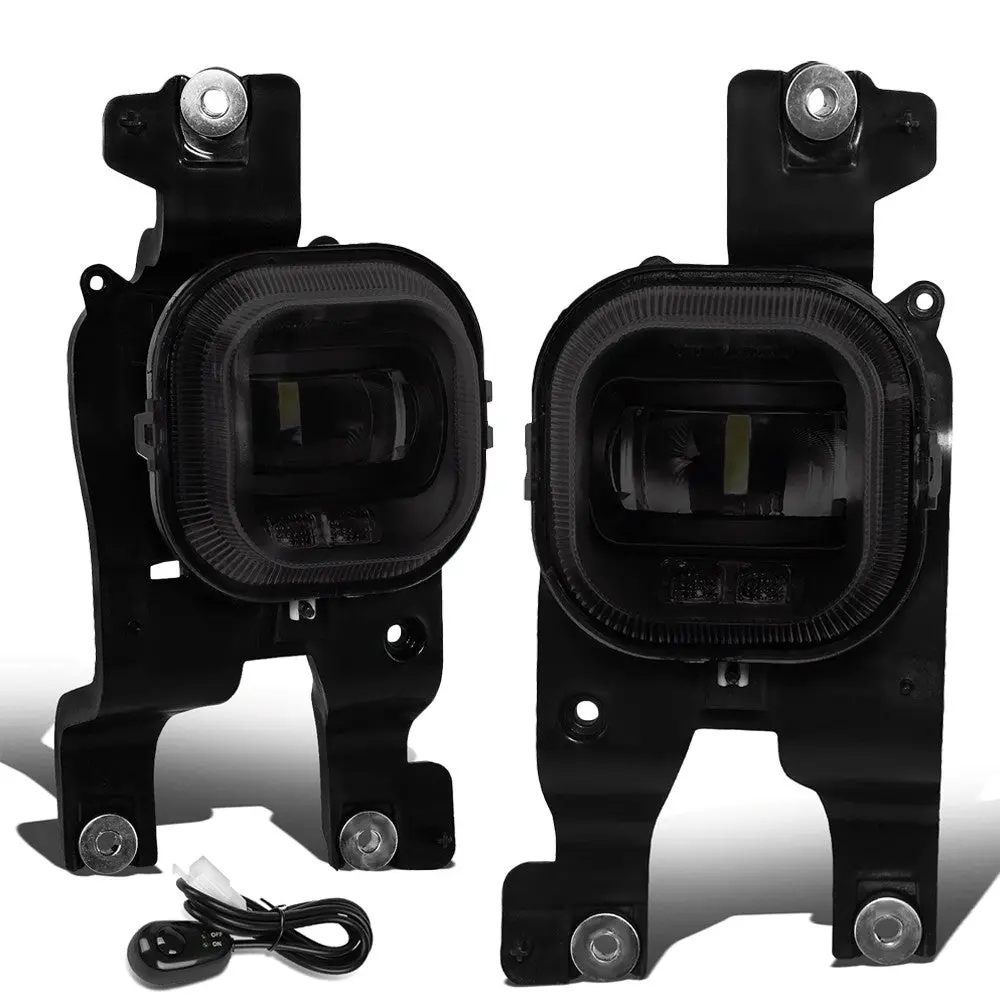 Front Bumper Replace Left/Right Led Fog Light W/Switch For 08-10 F-350 Sd 1