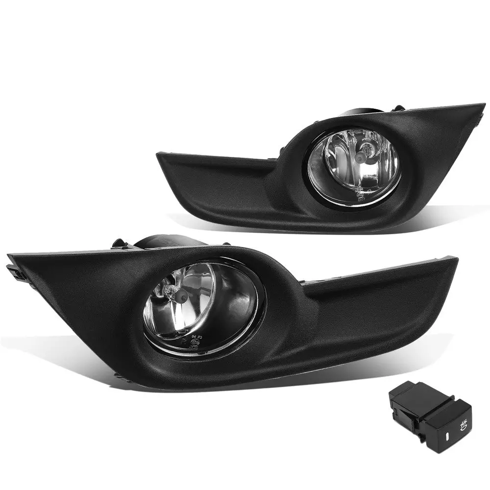 Front Bumper Replace Halogen Fog Light W/Switch For 13-15 Altima 1
