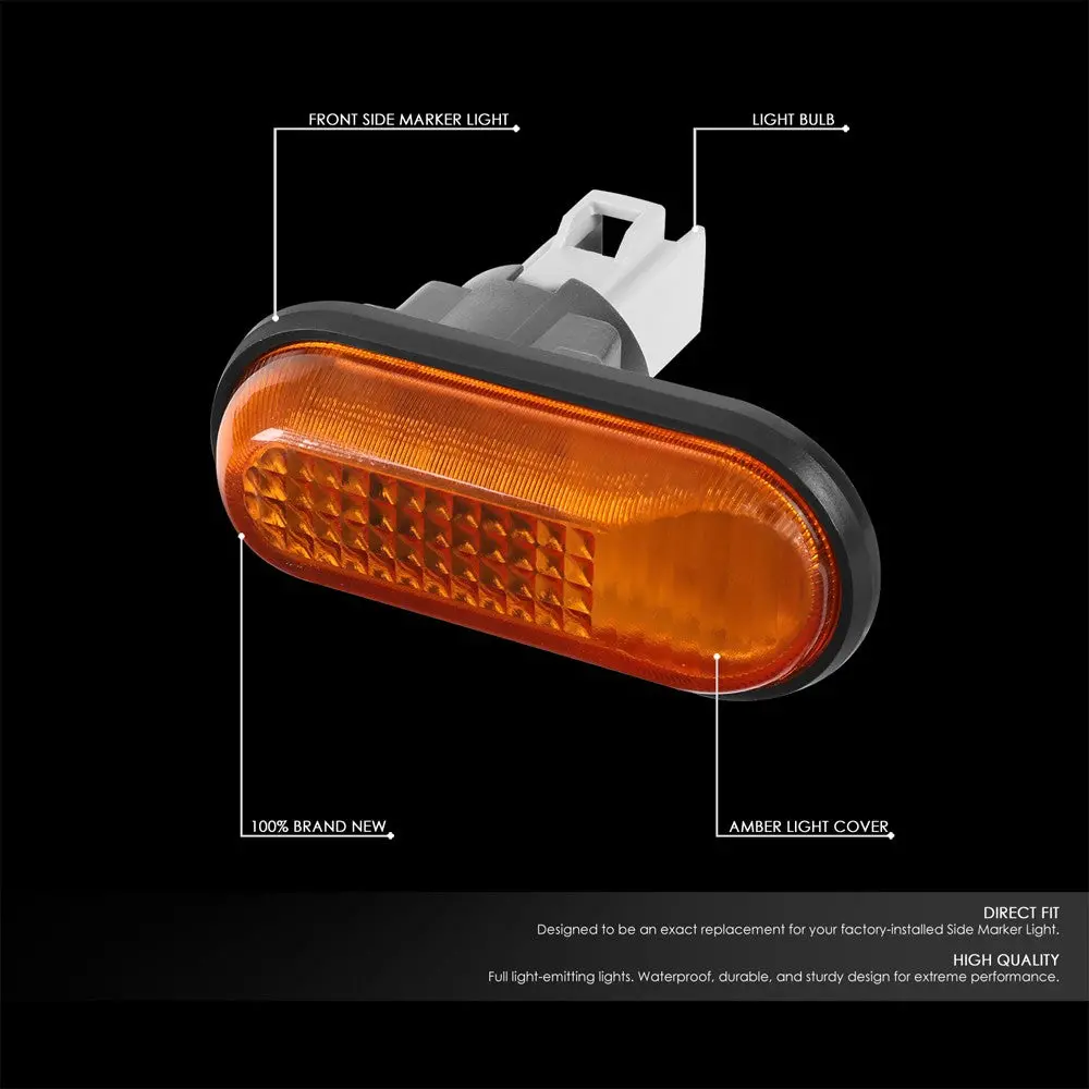 Front Bumper Replace Left/Right Halogen Fog Light 194 Bulb For 92-95 Civic 2