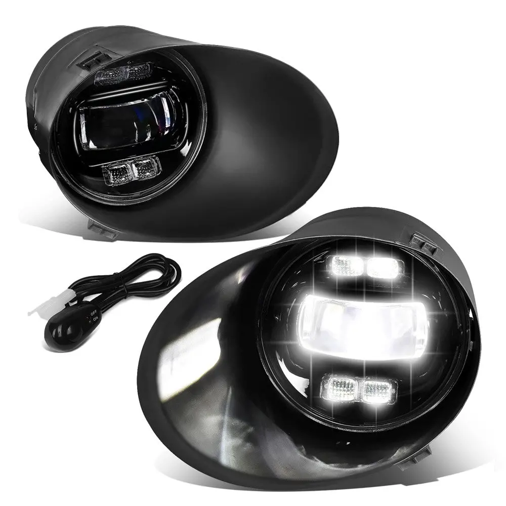 Front Bumper Replace Left/Right Led Fog Light Bulb W/Switch For 07-14 Tundra 1