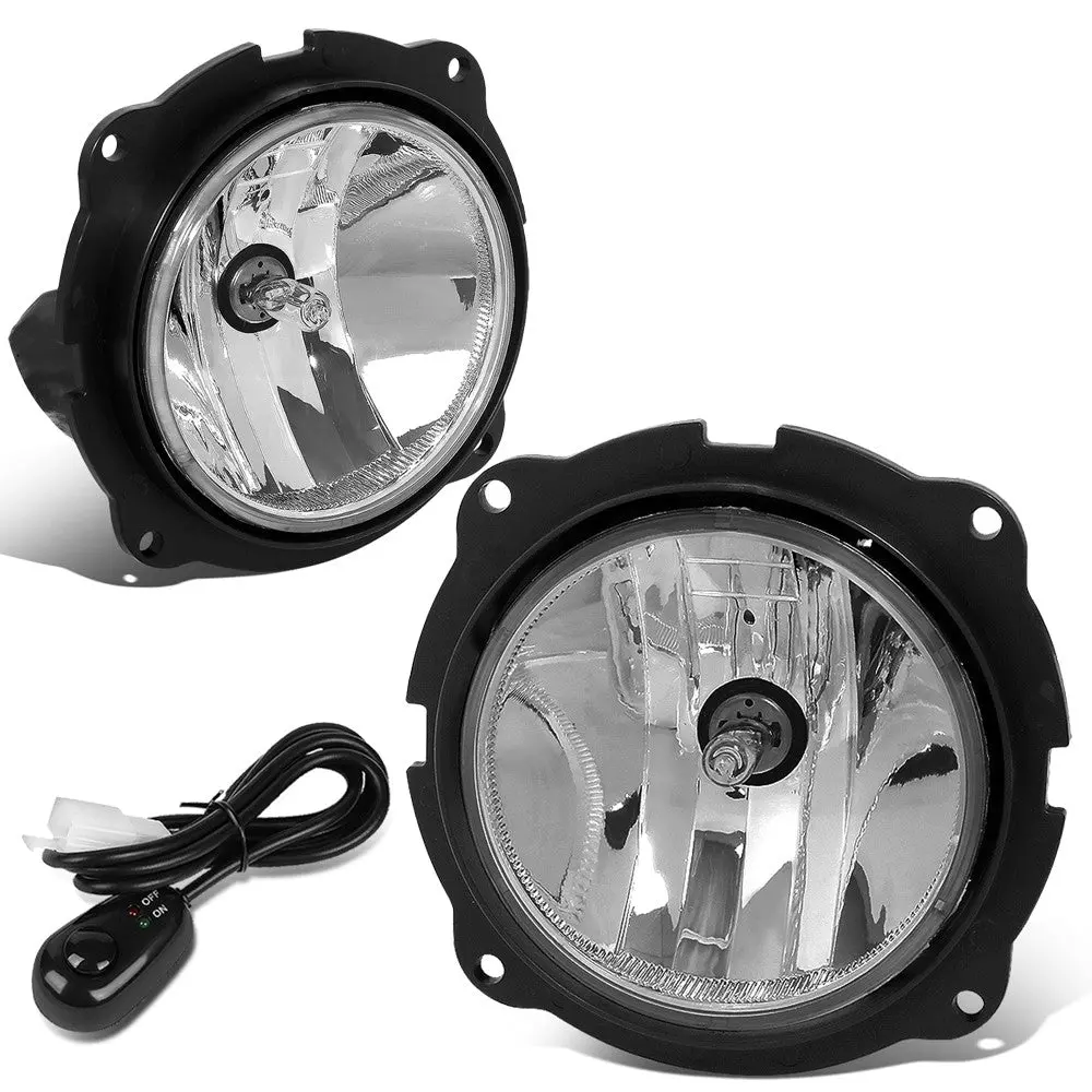 Front Bumper Replace Left/Right Halogen Fog Light W/Switch For 07-12 Ford Escape 1