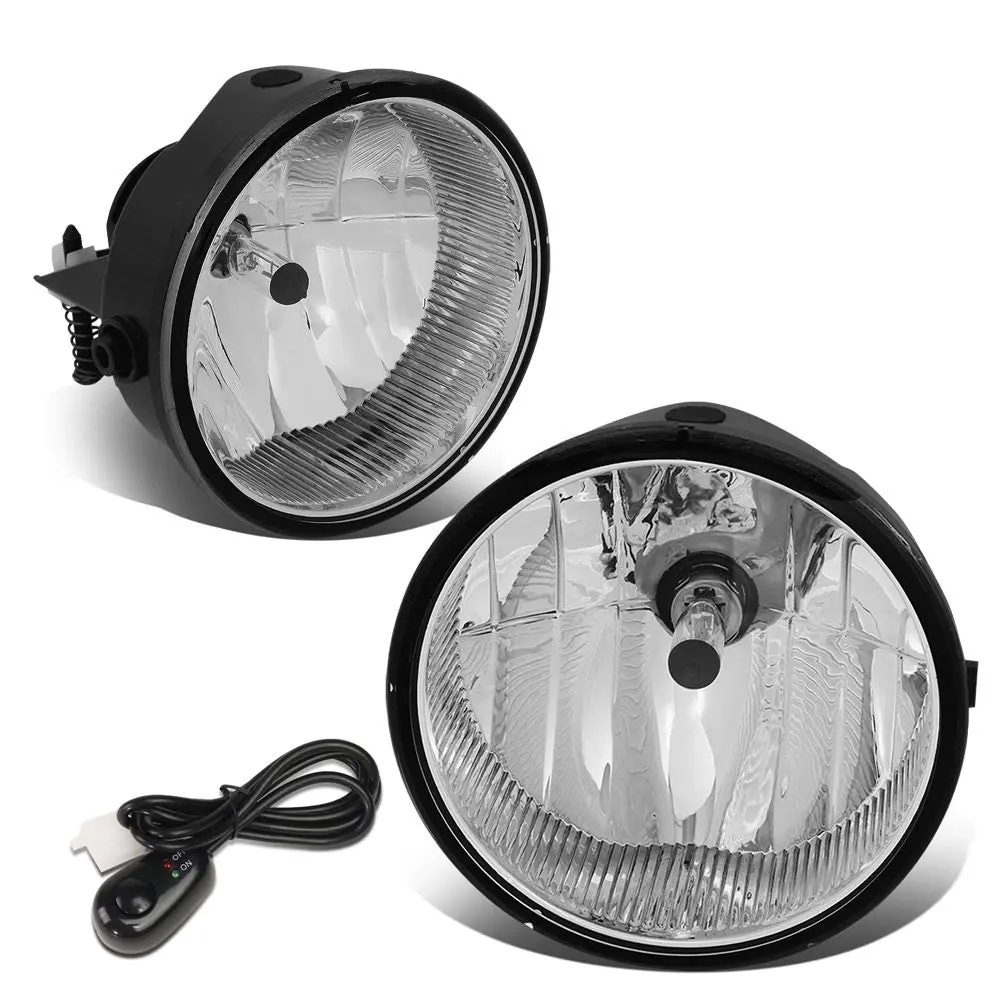 Clear Lens Front Bumper Fog Light Lamps W/Switch For 06-10 Ford F-150/06-10 Lincoln Mark Lt 1