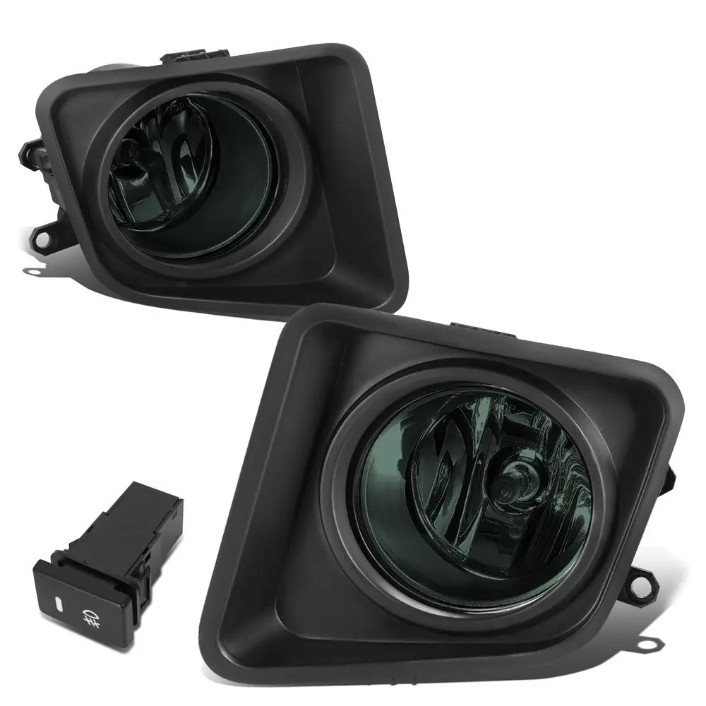 Smoked Lens Front Bumper Fog Light Lamps W/Switch For 14-21 Toyota Tundra (Xk50) 1