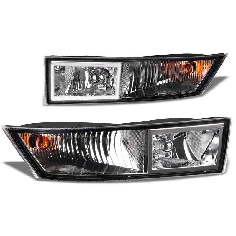 Front Oe Fitment Fog Light Lamp Kit Bulbs Clear Lens For 07-14 Escalade (Esv) 1