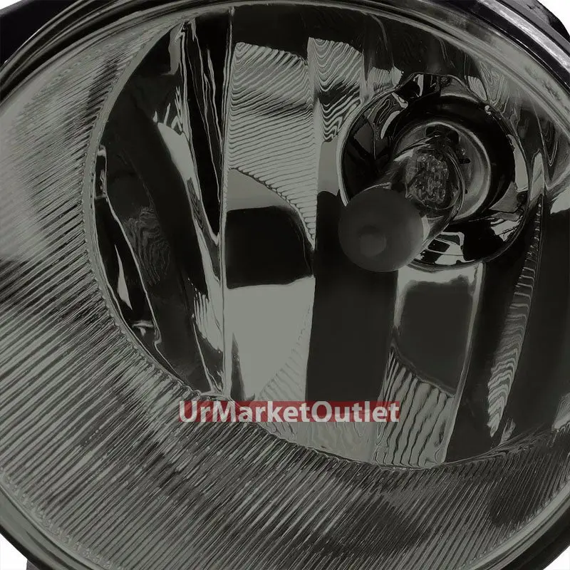 L+R Smoke Lens Chrome Housing Oe Front Bumper Fog Light Lamp +Switch Ty809 1