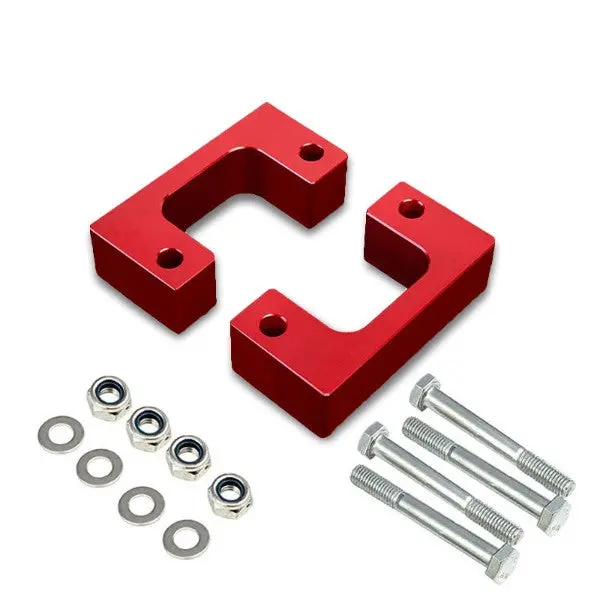 2.5" Front Red Low Mount Leveling Lift Kit Spacer For 07-17 Silverado 1500 1