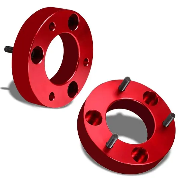 2" Front Red Strut Top Mount Leveling Lift Kit Spacer For 06-10 Dodge Ram 1500 1