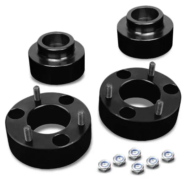 3"F/1.5"R Black Strut Top/Spring Leveling Lift Kit Spacer For 09-10 Ram 1500 1