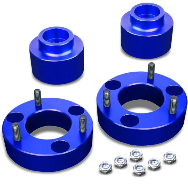 2"F/2"R Blue Strut Top/Spring Leveling Lift Kit Spacer For 09-10 Dodge Ram 1500 1