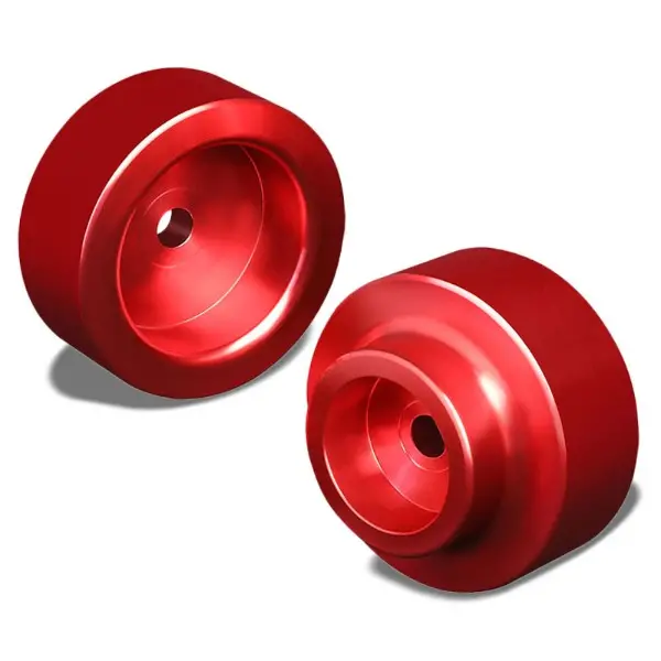2" Rear Red Bottom Mount Leveling Lift Kit Block For 09-10 Dodge Ram 1500 1