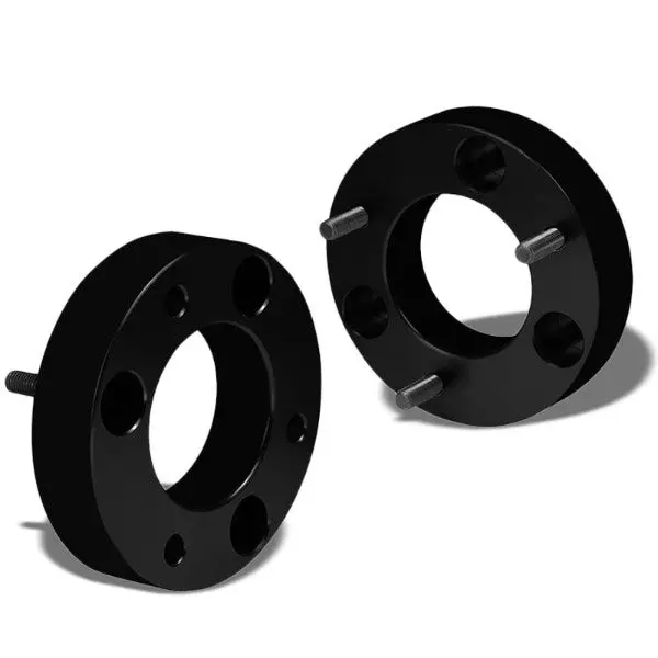 2" Front Black Strut Top Mount Leveling Lift Kit Spacer For 04-17 Ford F-150 1