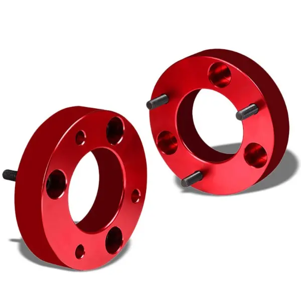 2" Front Red Strut Top Mount Leveling Lift Kit Spacer For 04-17 Ford F-150 1