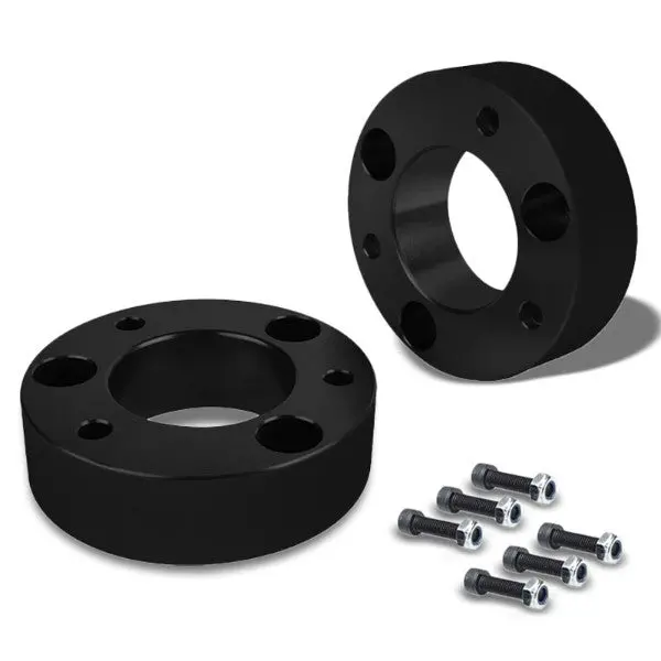 2.5" Front Black Strut Top Mount Leveling Lift Kit Spacer For 04-17 Ford F-150 1