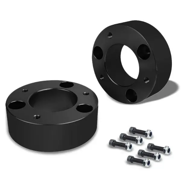 3" Front Black Strut Top Mount Leveling Lift Kit Spacer For 04-17 Ford F-150 1