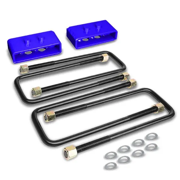 1.5" Rear Blue Leaf Spring Mount Leveling Lift Kit Blocks For 04-17 Ford F-150 1