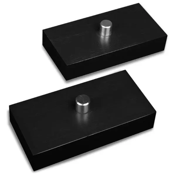 1" Rear Black Leaf Spring Mount Leveling Lift Kit Block For 99-18 F-250/F-350 1