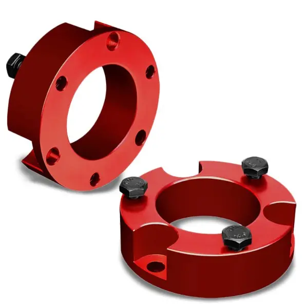 3" Front Red Strut Top Mount Leveling Lift Kit Spacer For 95-04 Toyota Tacoma 1
