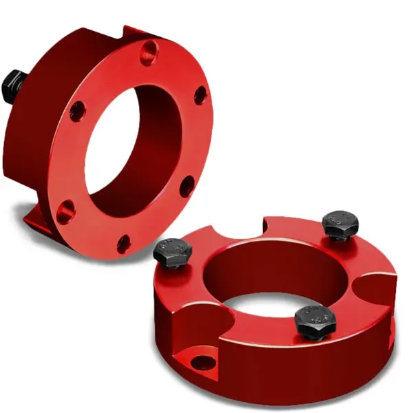 2.5" Front Red Strut Top Mount Leveling Lift Kit Spacer For 05-18 Toyota Tacoma 1
