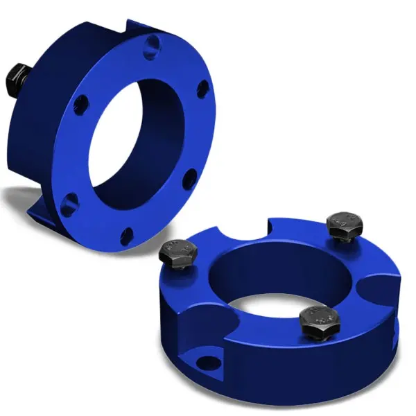 2.5" Front Blue Strut Top Mount Leveling Lift Kit Spacer For 00-06 Toyota Tundra 1