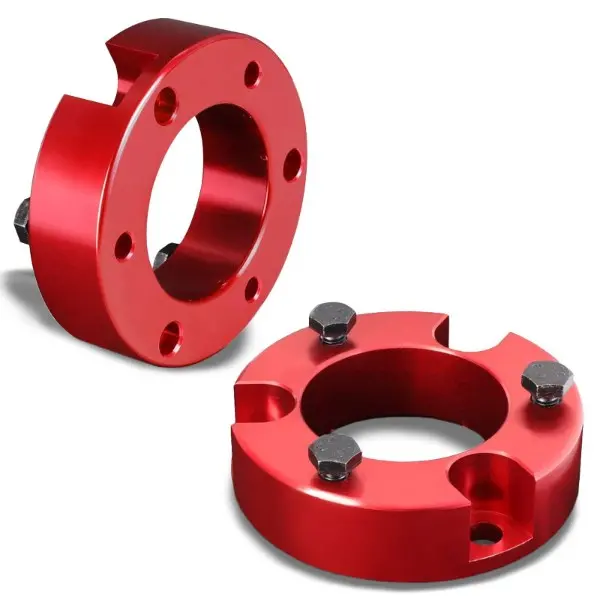 2.5" Front Red Strut Top Mount Leveling Lift Kit Spacer For 00-06 Toyota Tundra 1