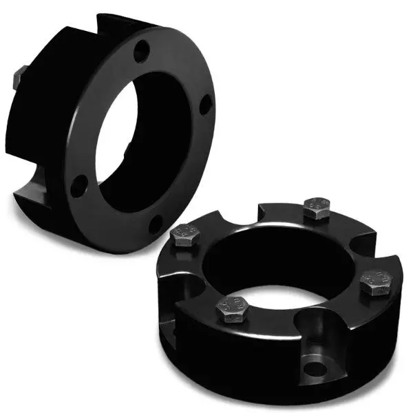 3" Front Black Strut Top Mount Leveling Lift Kit Spacer For 07-18 Toyota Tundra 1
