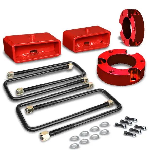 3"F/2"R Rd Strut Tp/Leaf Spring Mt Lvling Lift Kit Spacer/Block For 05-18 Tacoma 1