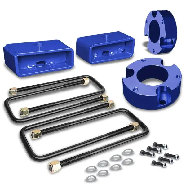 3"F/2"R Bl Strut Tp/Leaf Spring Mt Lvling Lift Kit Spacer/Block For 00-06 Tundra 1