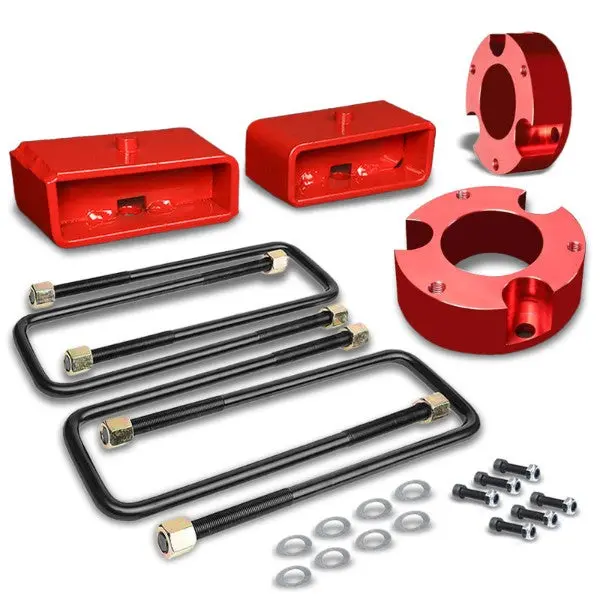 3"F/2"R Rd Strut Tp/Leaf Spring Mt Lvling Lift Kit Spacer/Block For 00-06 Tundra 1