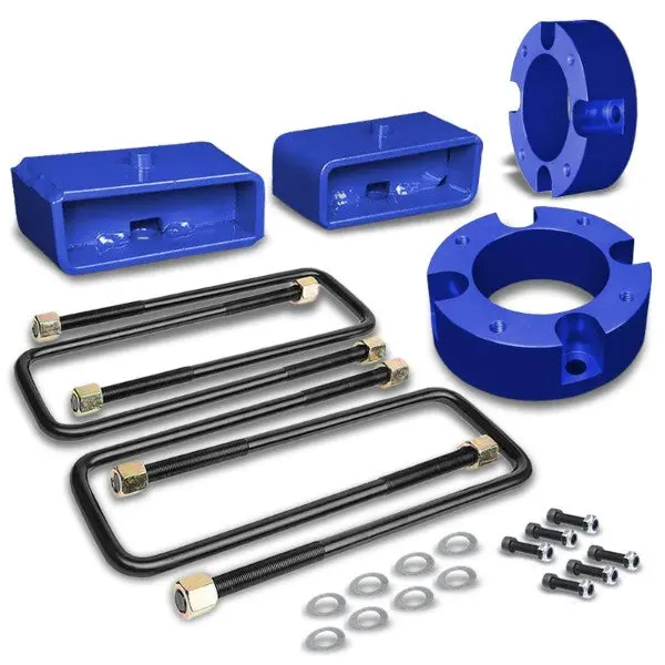 3"F/2"R Bl Strut Tp/Leaf Spring Mt Lvling Lift Kit Spacer/Block For 07-18 Tundra 1