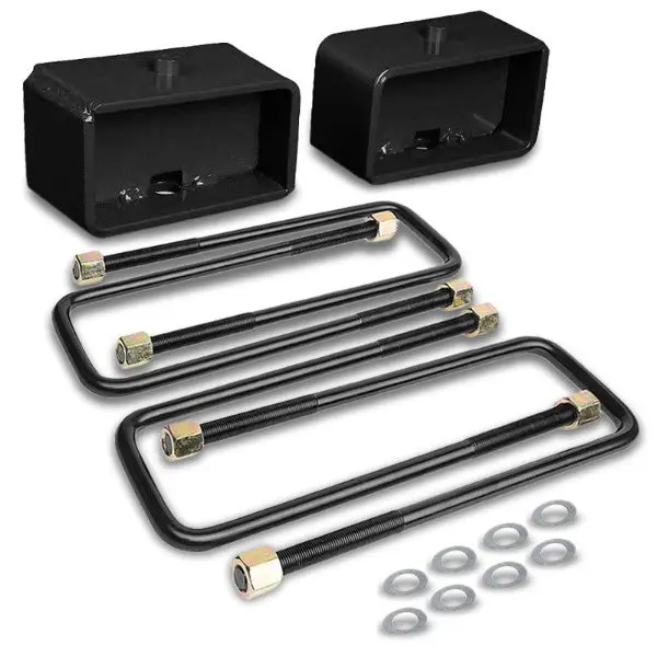 3" Rear Black Leaf Spring Mount Leveling Lift Kit Block For 95-18 Toyota Tacoma 1