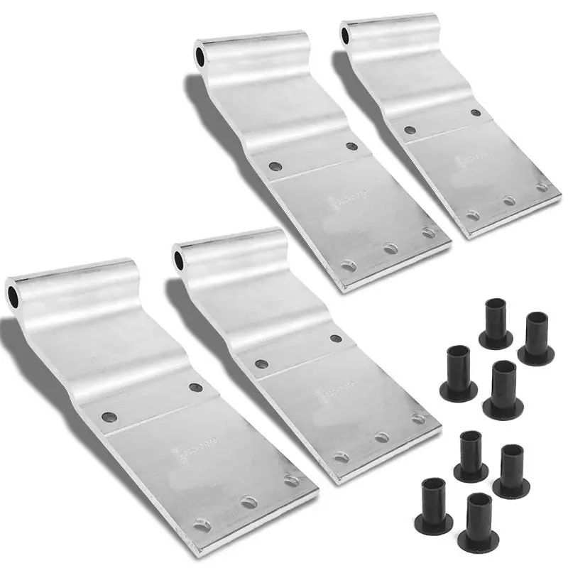 4X Stoughton Style 5-Hole Hinge 4.18" X 9.60" Door Hinge Semi Truck Trailer 1
