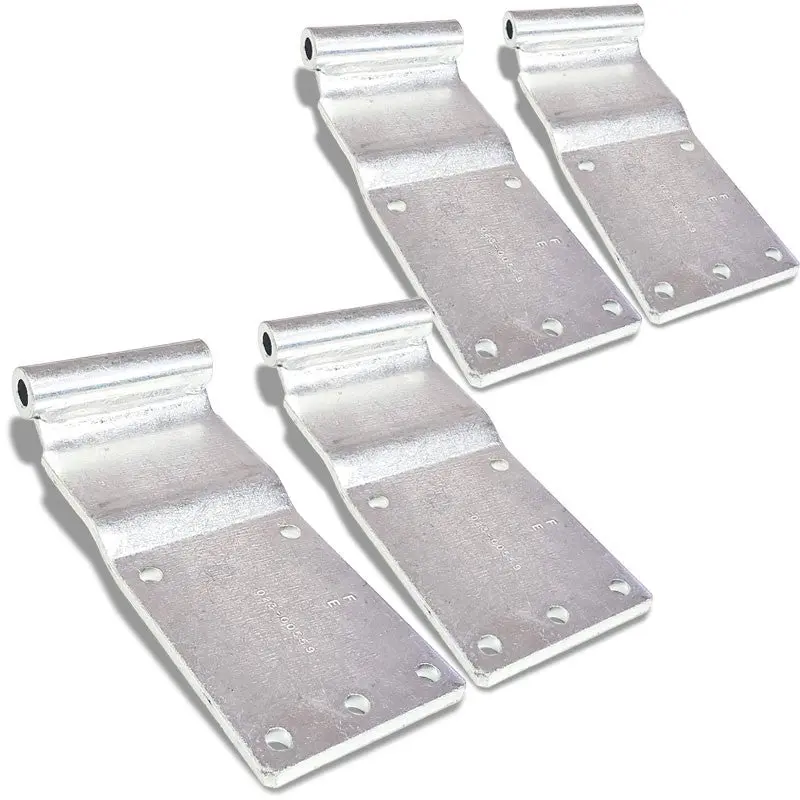 4X Miner 5-Hole Hinge 4.00" X 9.625" Door Hinge Semi Van Truck Trailer 1