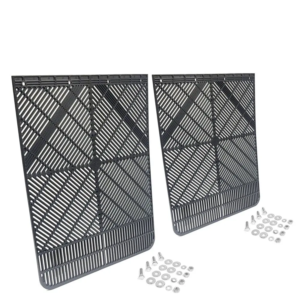 2X F.E 30"X24" Aeroflap Straight Mud Flap Guard+Mount 033-08002 Truck Trailer 1