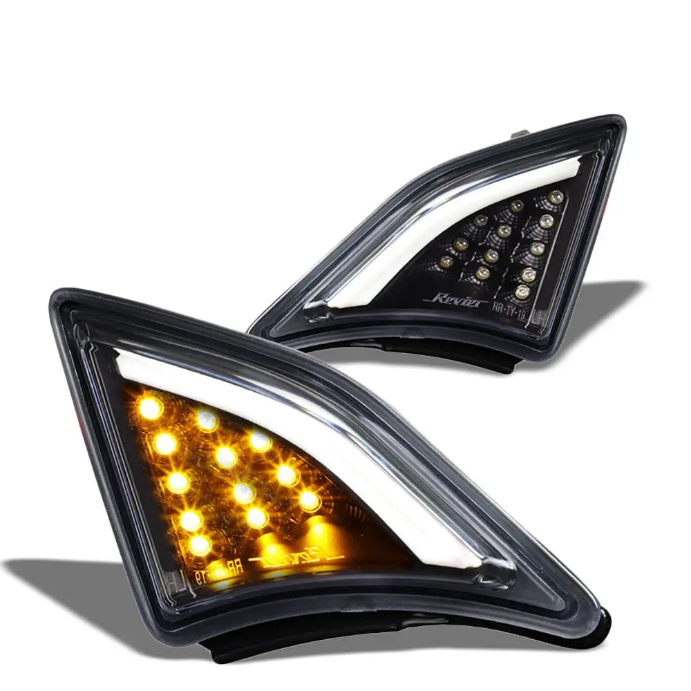 Black/Clear Lens Front Bumper Led Turning Signal Corner Light Lamp For Scion Frs 1
