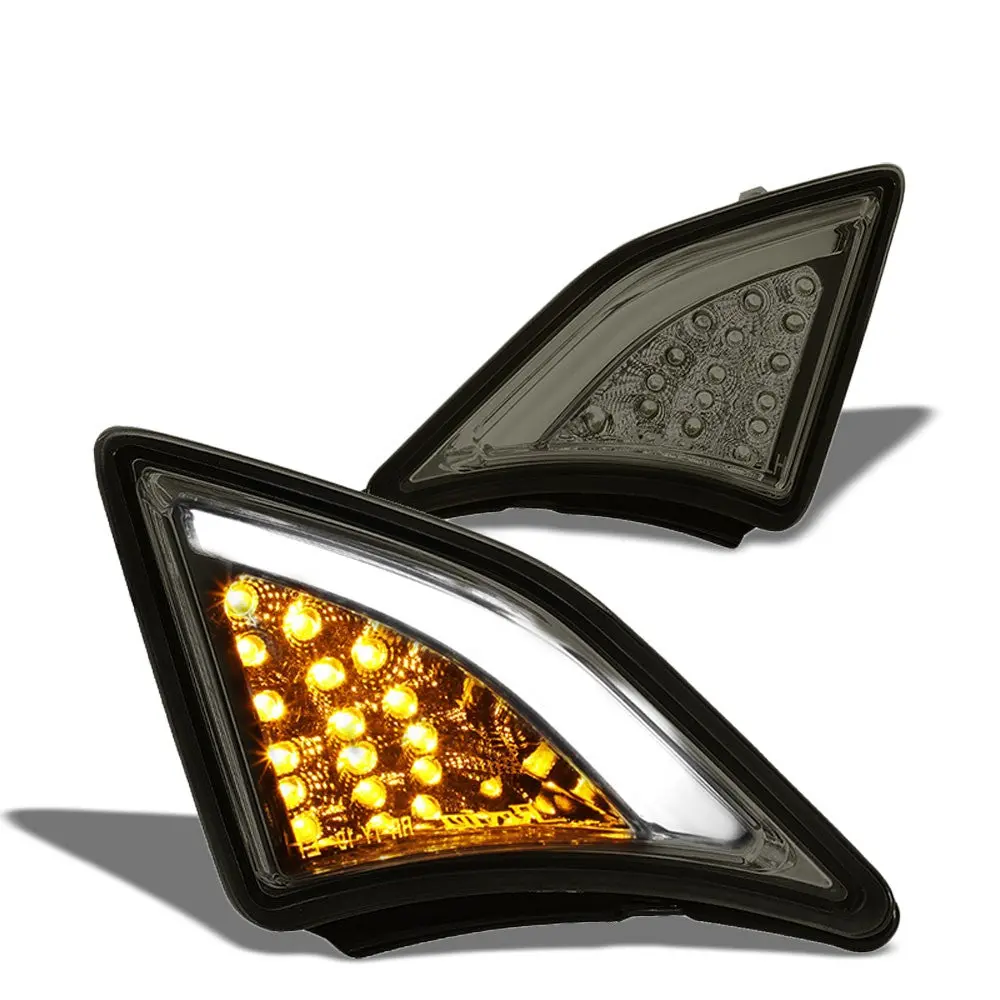 Chrome/Smoke Len Front Bumper Led Turning Signal Corner Light Lamp For Scion Frs 1
