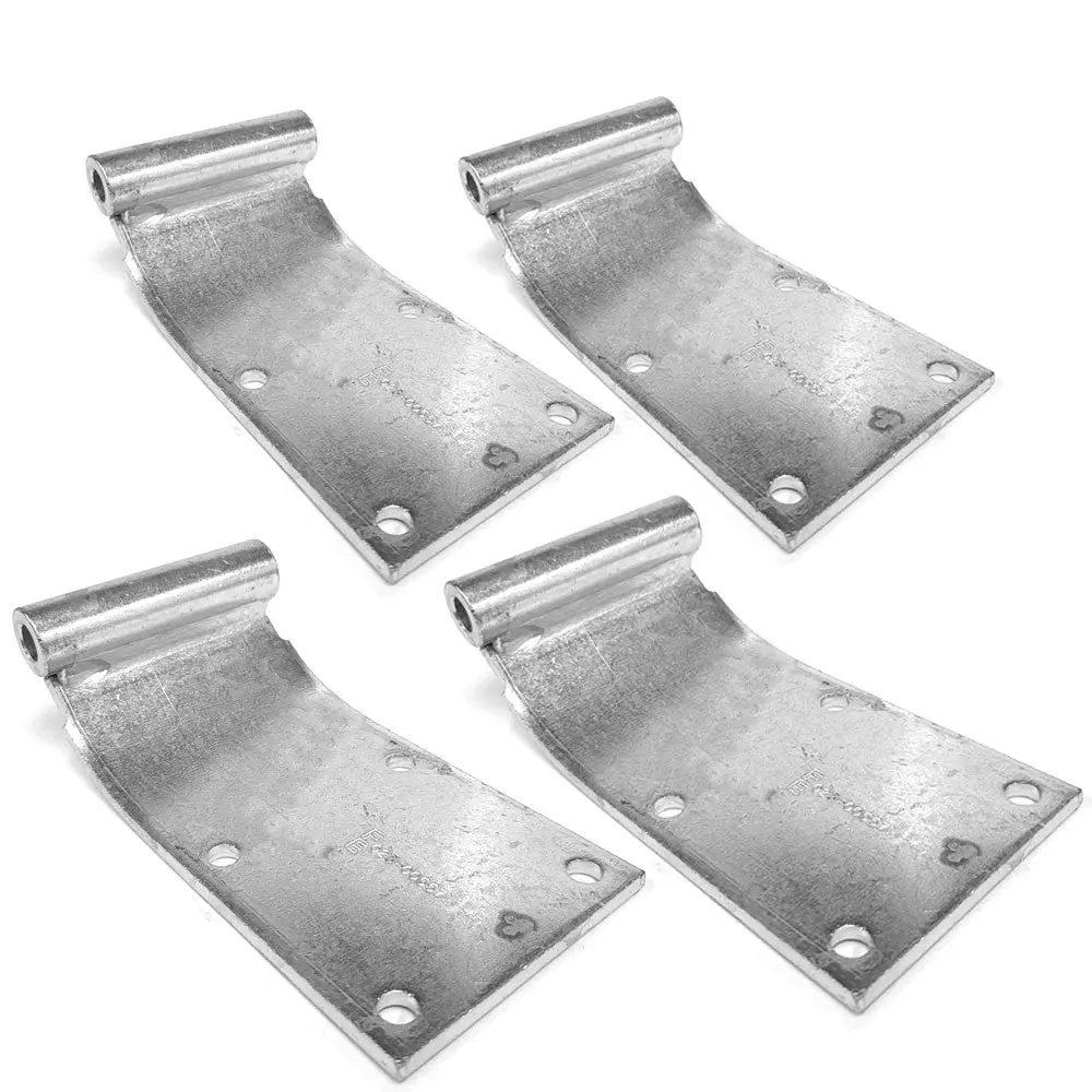 4X Fruehauf Style 4-Hole Radius Offset 4 X 8" Door Hinge Truck Trailer Cargo 1