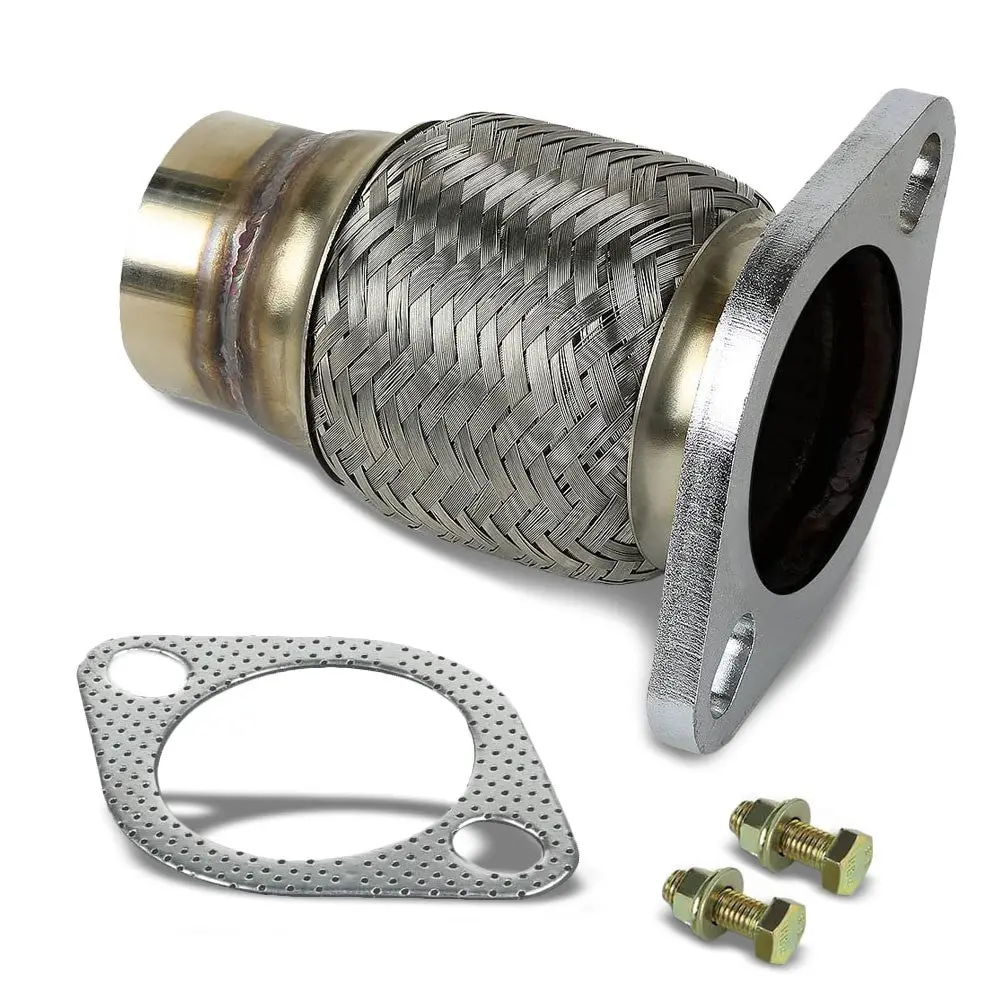 Stainless Flex/Mild Steel Pipe Flex Pipe Connector For 00-07 Ford Taurus/00-05 Mercury Sable  3.0L 1