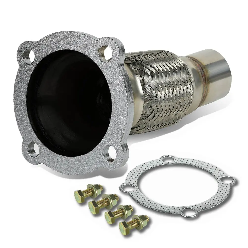 Weld-On Exhaust Flange Flex Pipe Repair Replacement Kit For 00-05 Beetle/Golf/Jetta 1